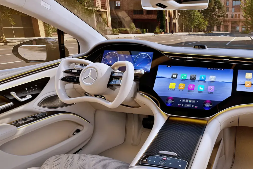 Mercedes EQS 2026 por dentro