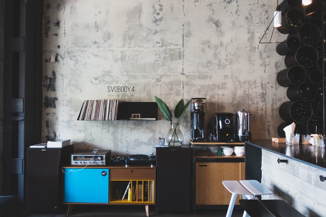 industrieel interieur