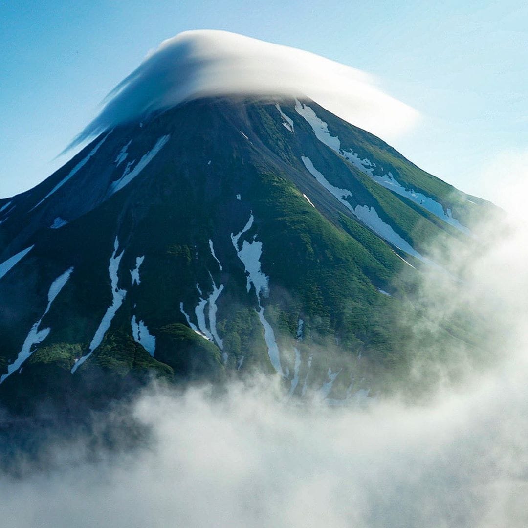Chris Burkard foto van grote berg