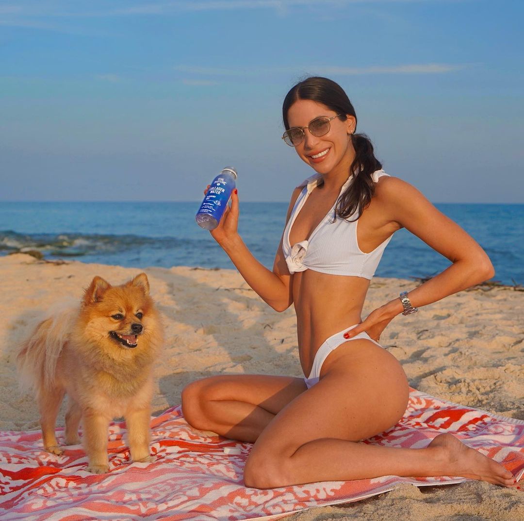 Jen Selter op strand