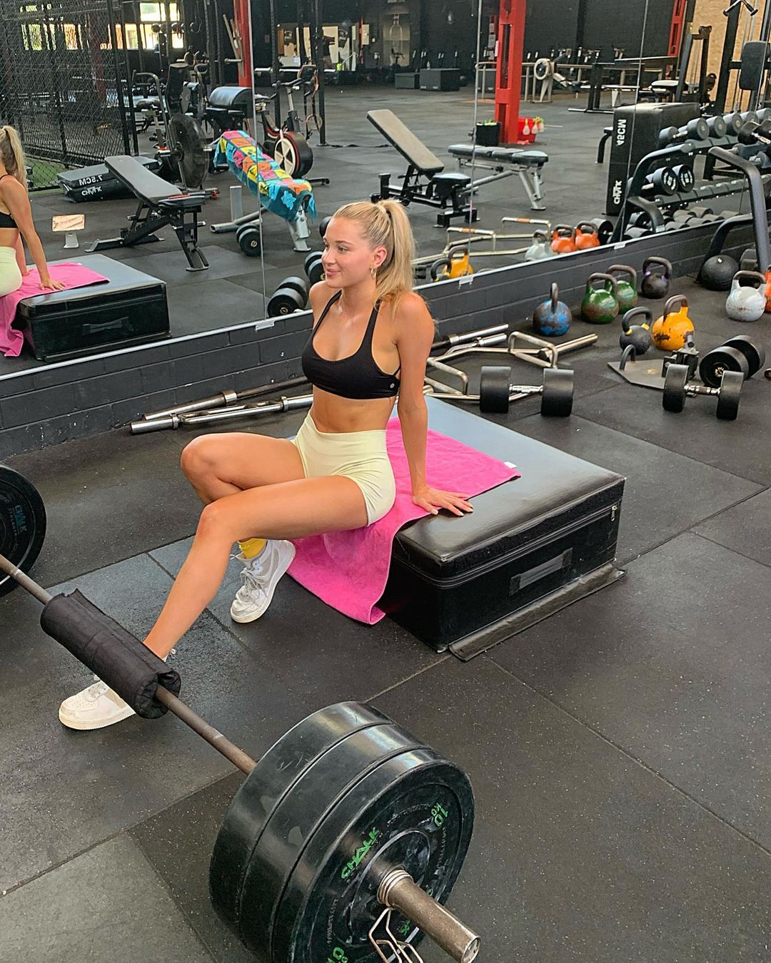Lily Bowman in sportschool