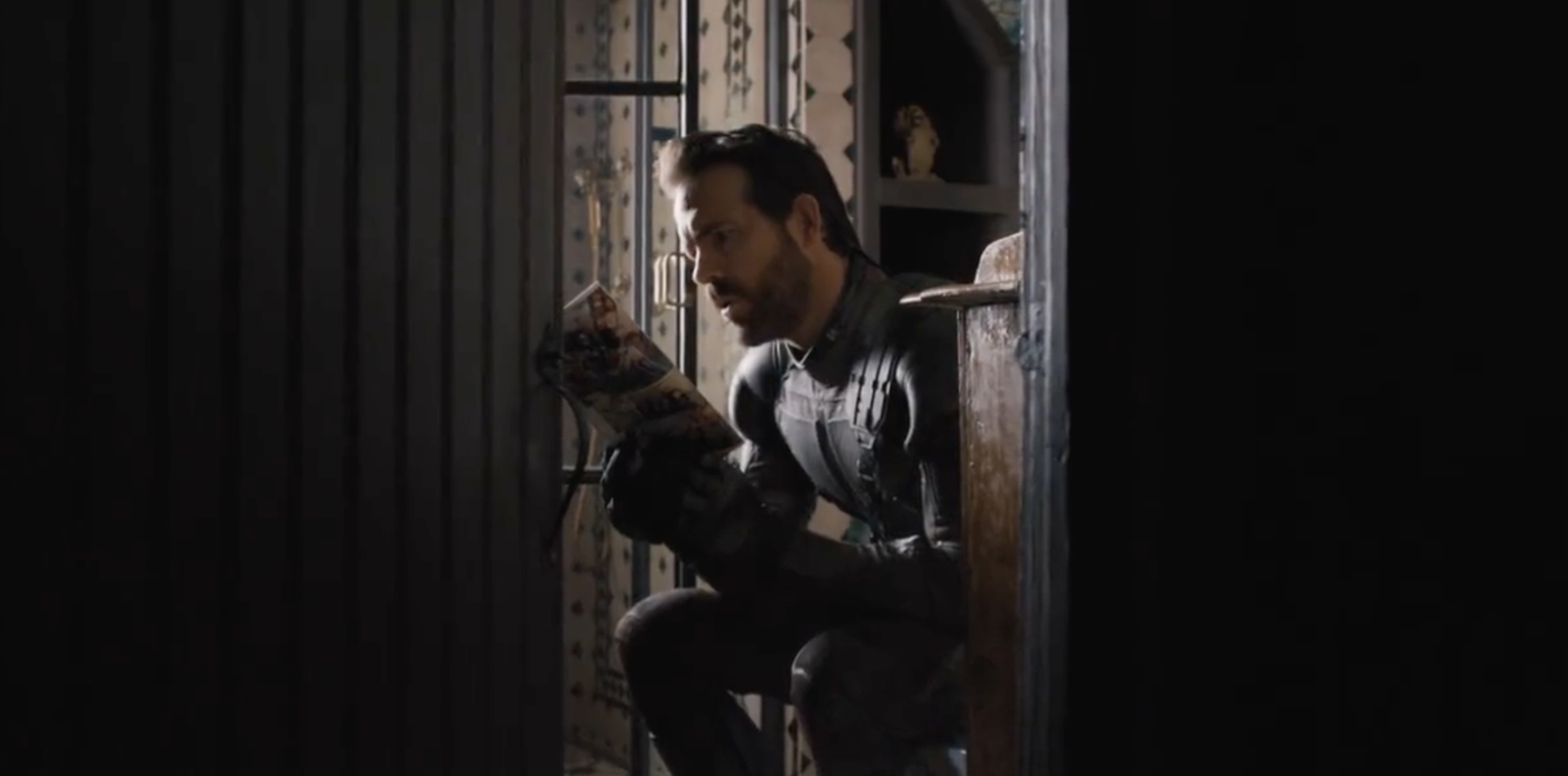 Hugh Jackman uit Deadpool 3 op toilet