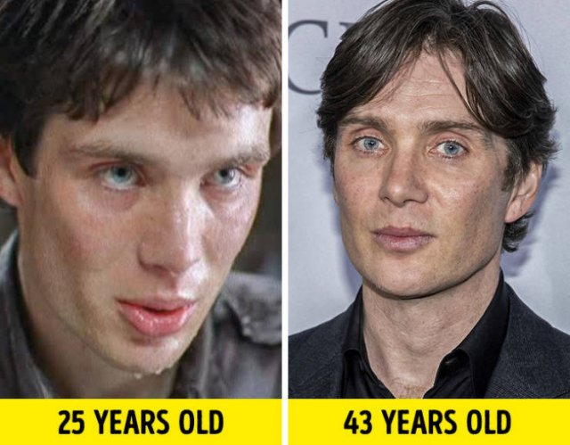 acteurs vroeger en nu Cillian Murphy