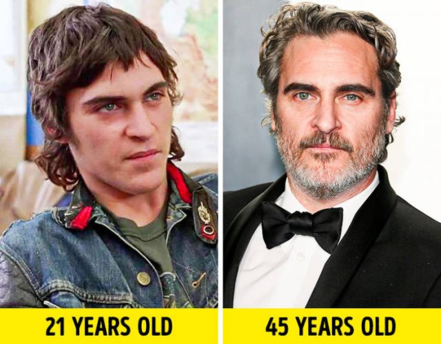 acteurs vroeger en nu Joaquin Phoenix