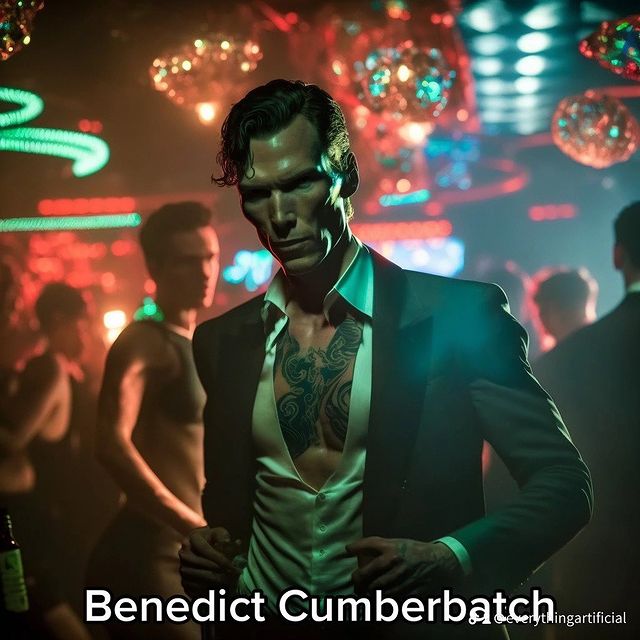 Acteurs gangsters AI Benedict Cumberbatch