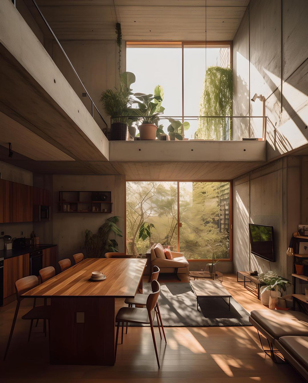 AI architectuur interieur van luxe huis