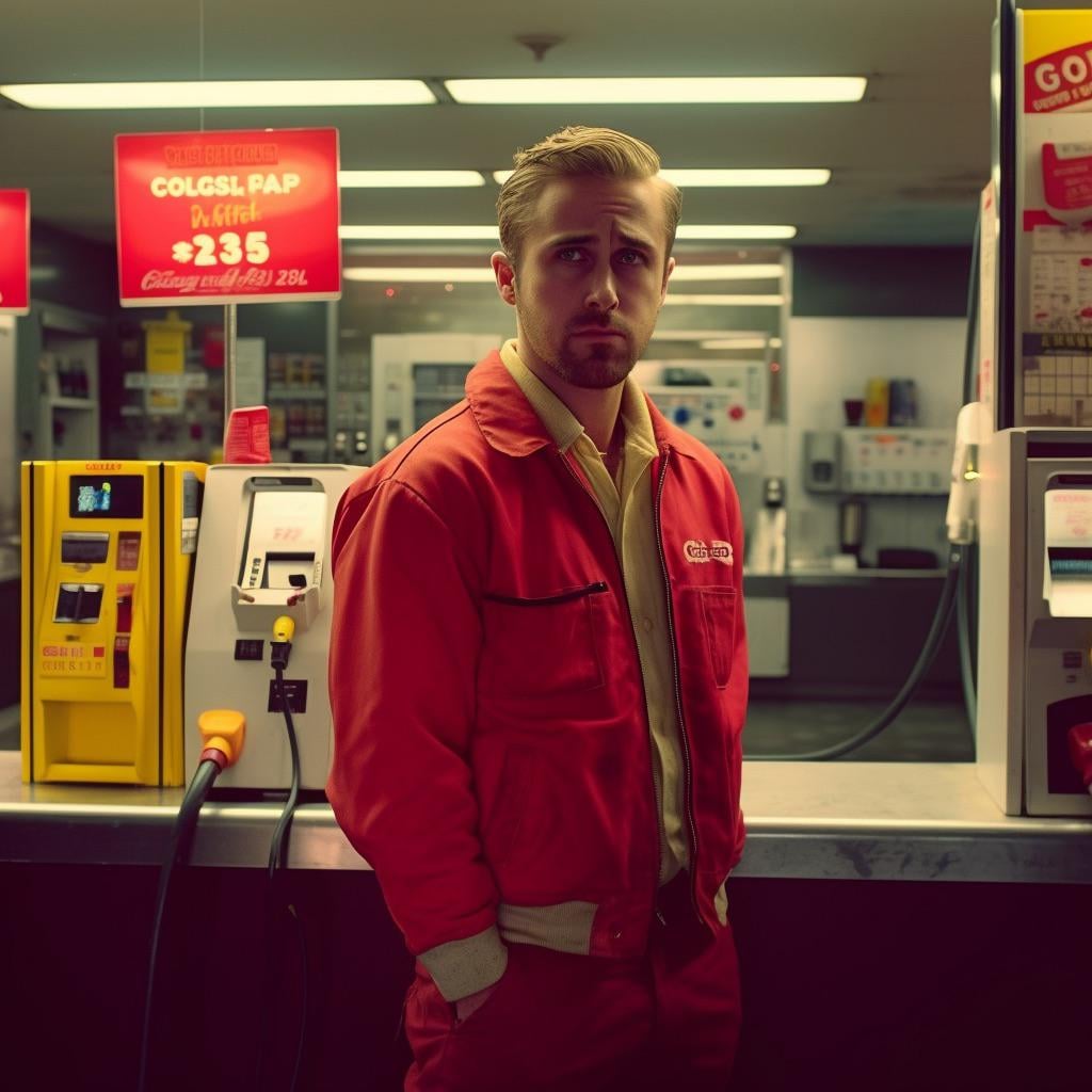 Beroemdheden AI Ryan Gosling