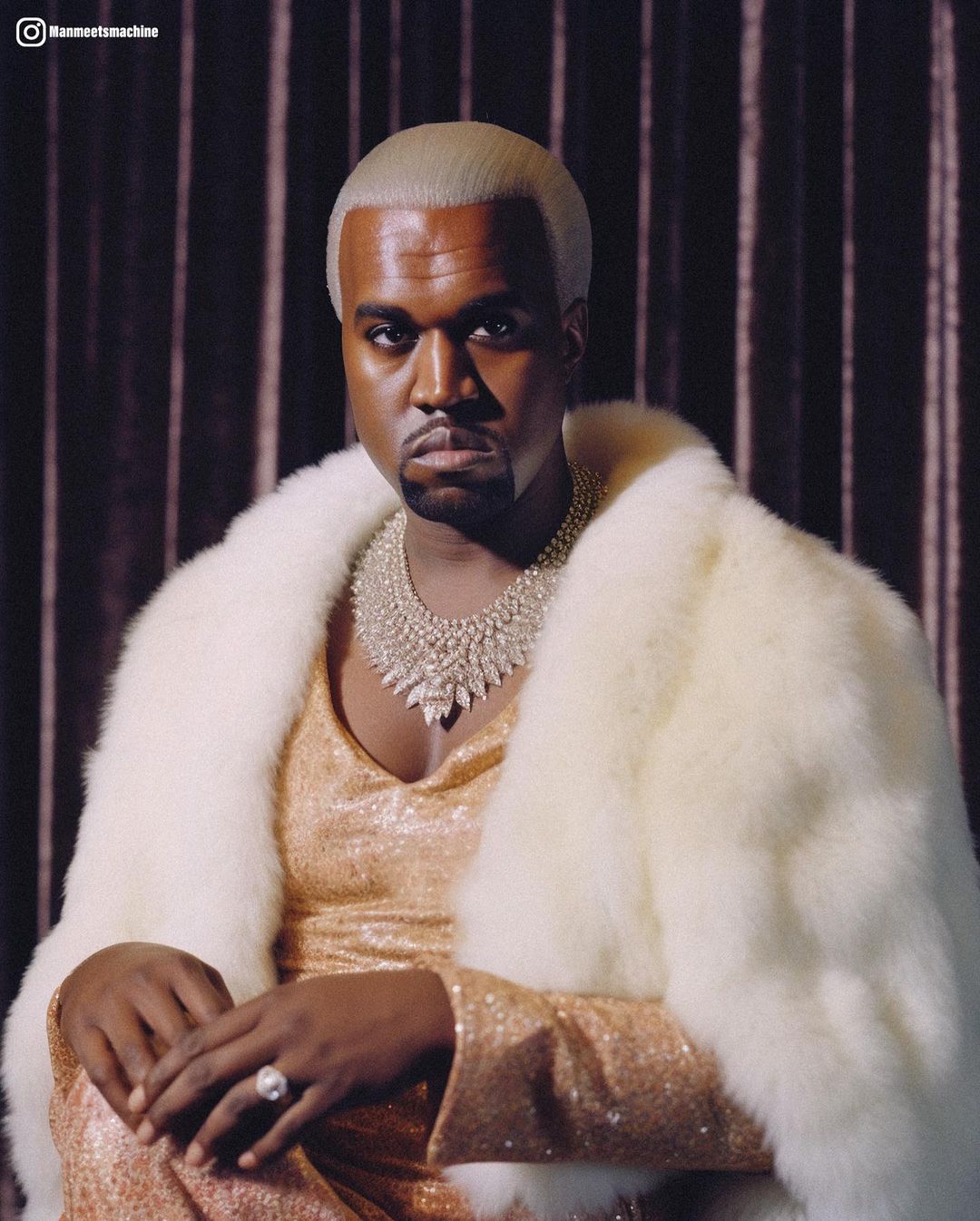 ManMeetsMachine foto van Kanye West