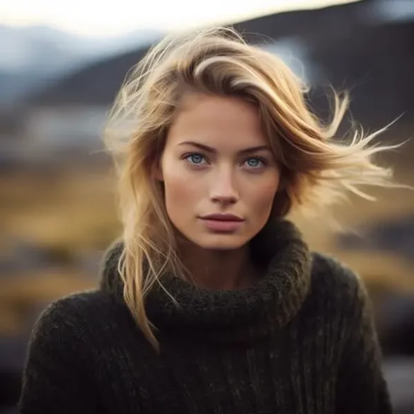 blonde dame: een van de mooiste mensen ter wereld