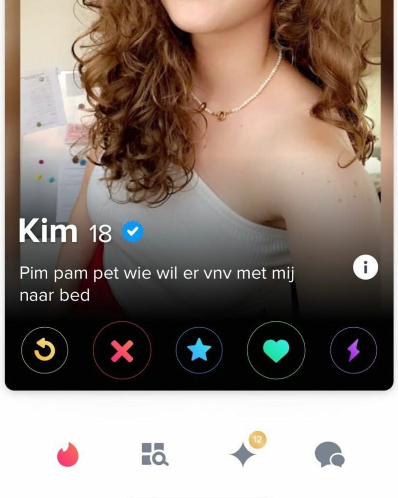 TinderDebielen openingszin