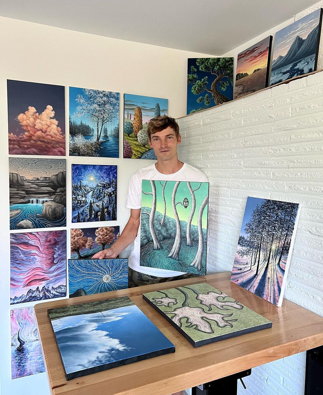 ColorByFeliks in zijn atelier