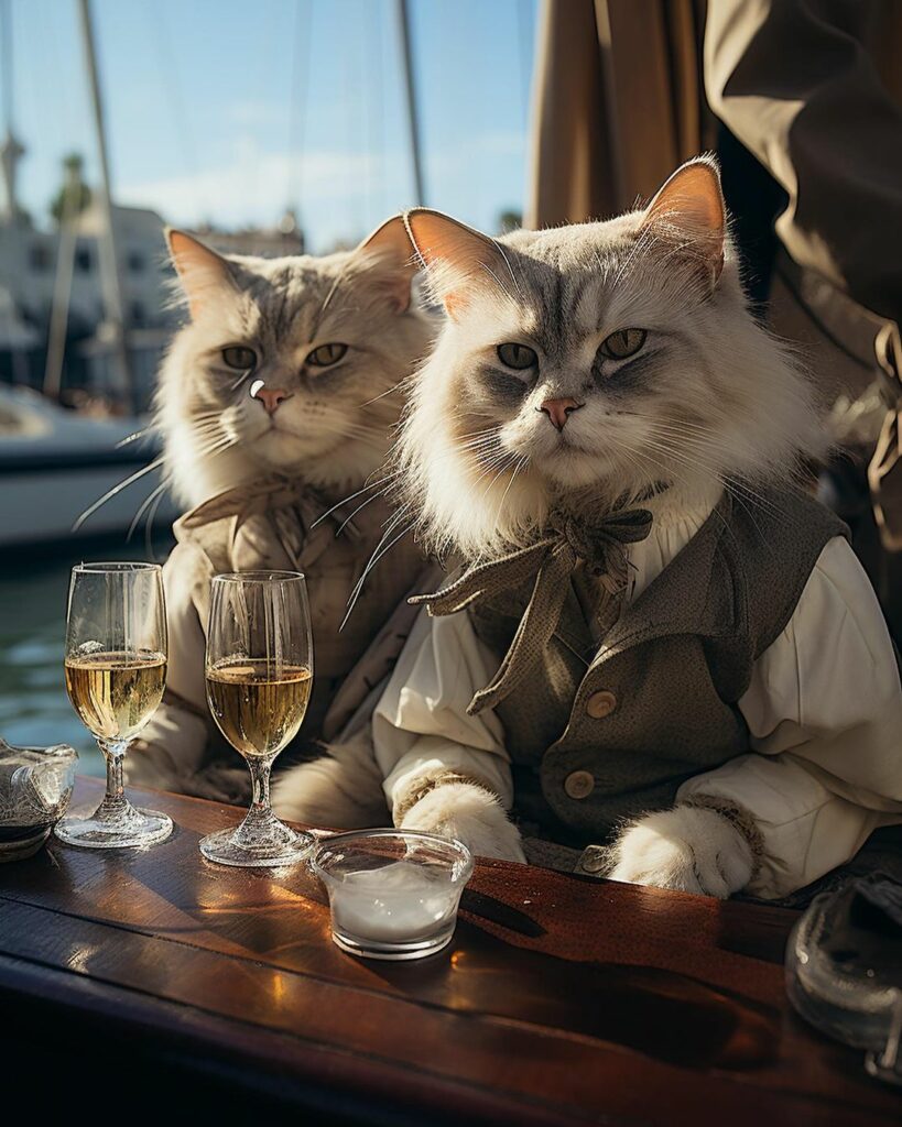 InCreamCat twee witte poezen