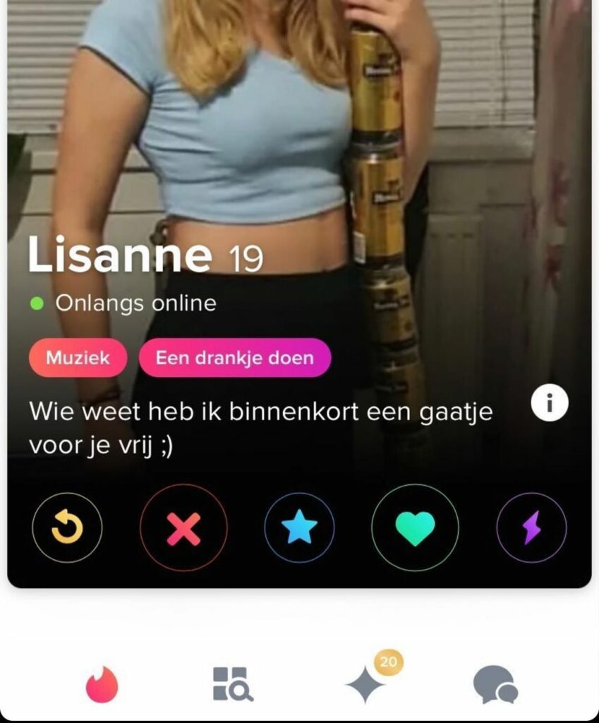 TinderDebielen Lisanne