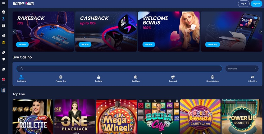 boomerang casino website