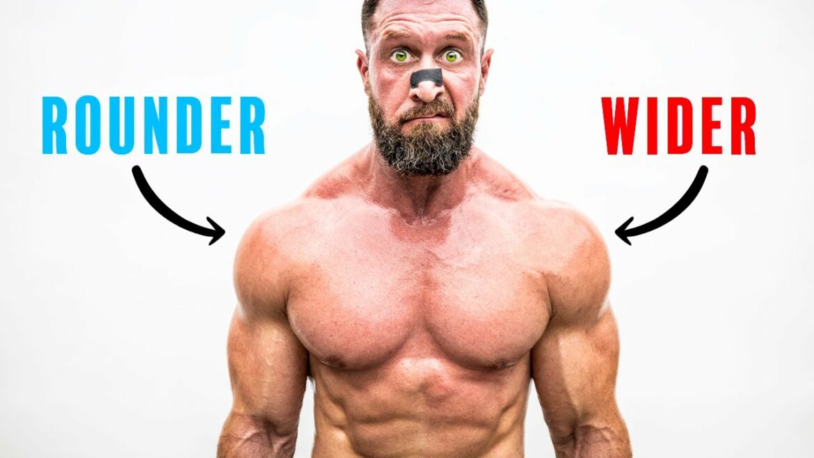 Ryan Humiston poseert met nadruk op zijn schouders
