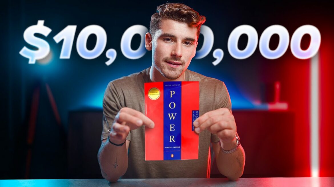 Iman Gadzhi met één van de beste boeken voor wie rijk wil worden