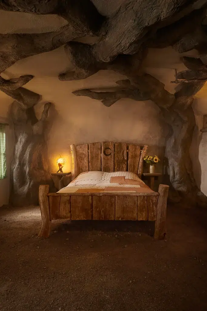 bed in Swamp van Shrek op Airbnb