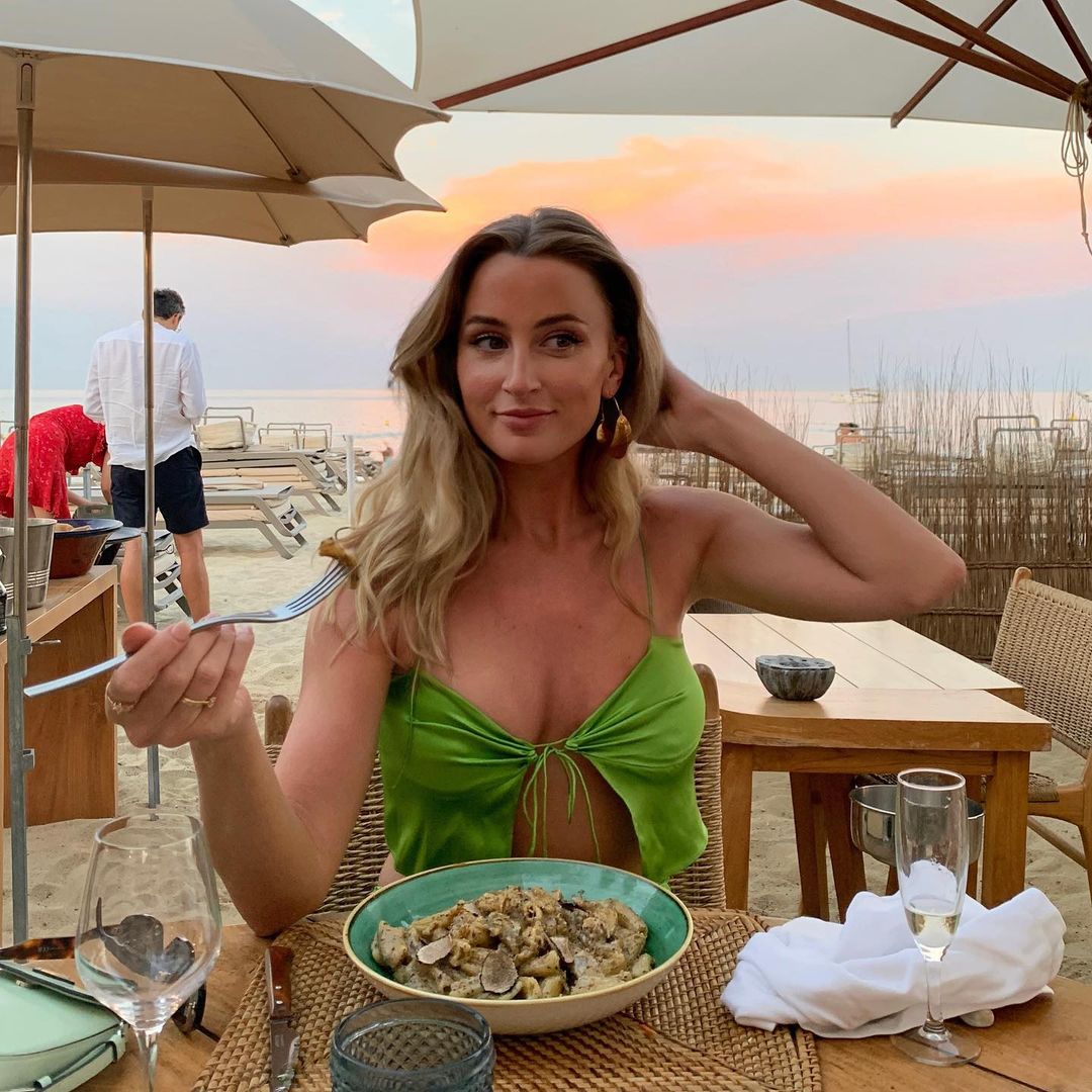 Noor de Groot bij het diner