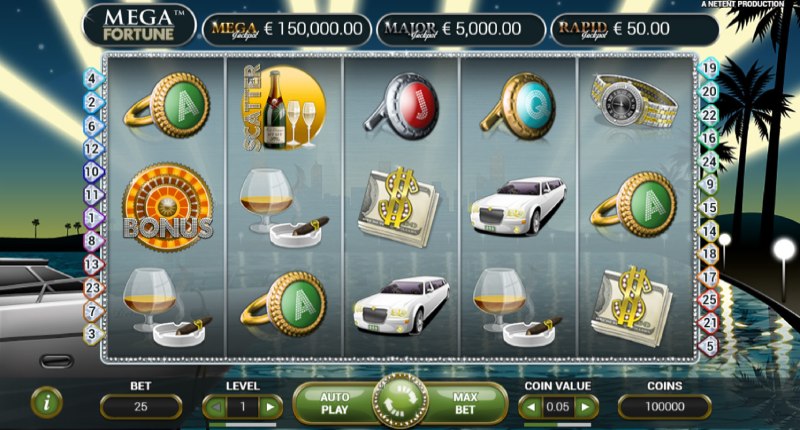 Mega Fortune Slot NetEnt 