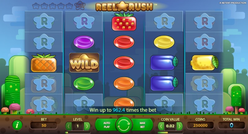 Reel Rush Slot NetEnt 