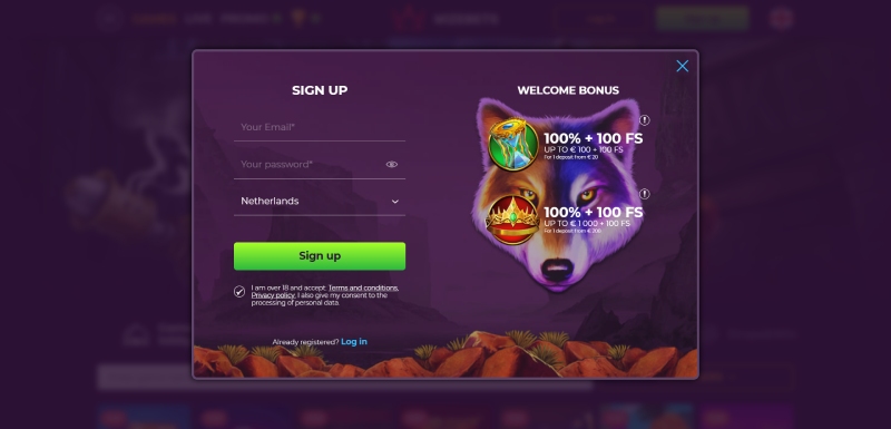 Wizebets Casino Handleiding: Stap 2