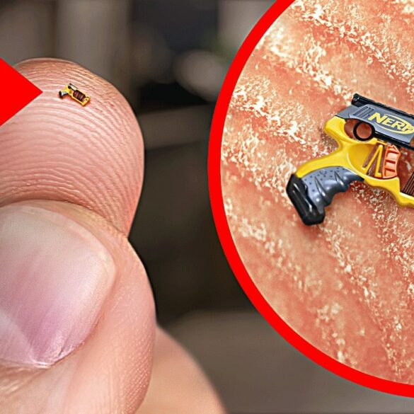 De kleinste Nerf gun ter wereld van Mark Rober