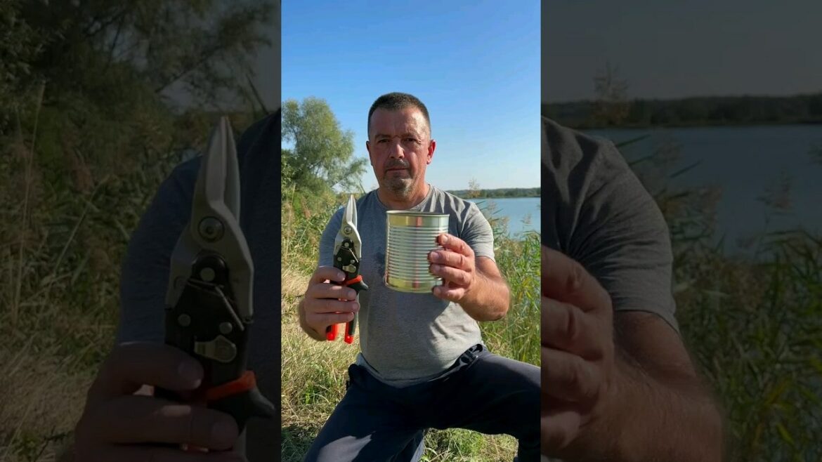 'Sergio Outdoors' met een blik in zijn handen