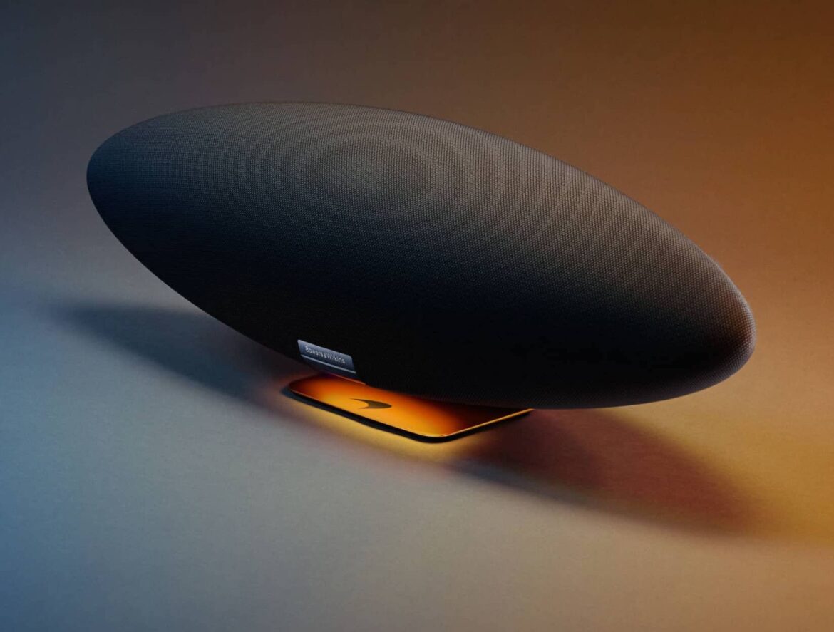 Bowers & Wilkins Zeppelin van de voorkant
