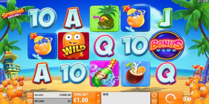 Spinions Beach Party Quickspin