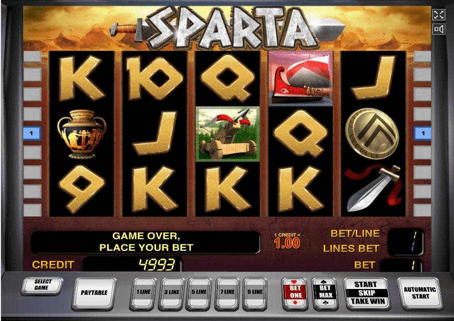 sparta novomatic