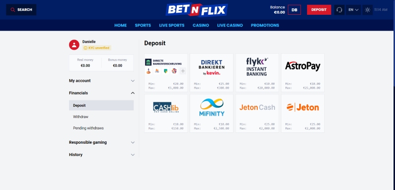 BetNFlix Casino Hoe: Stap 3
