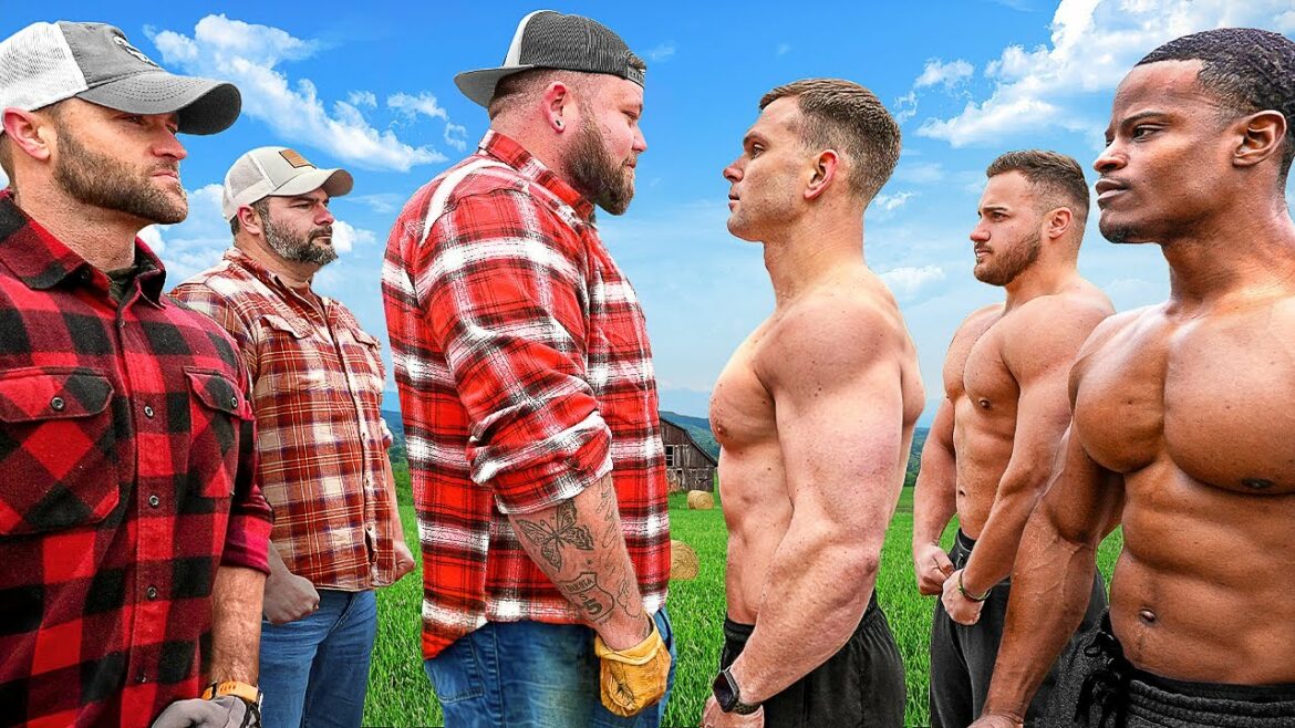 Brandon William boeren tegen bodybuilders