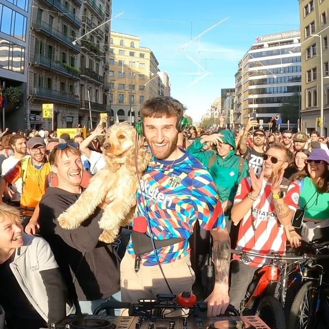 Dom Whiting op zijn fiets