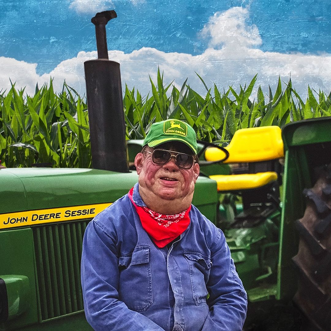 Boer Harm voor tractor