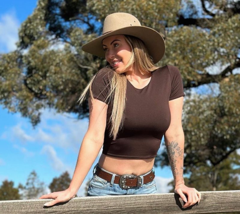 Honey in cowboy