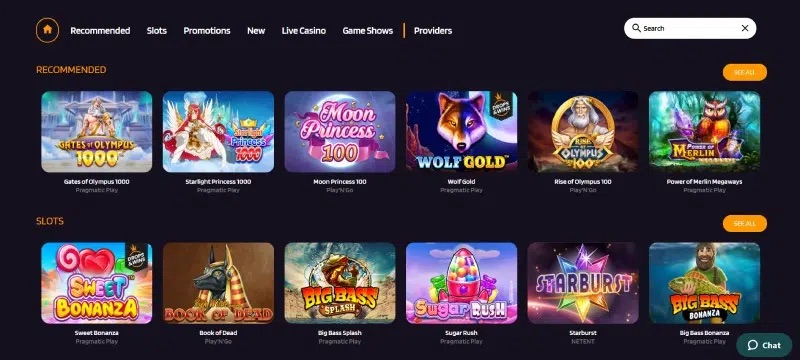 Red Dice Casino Recensie Spellen