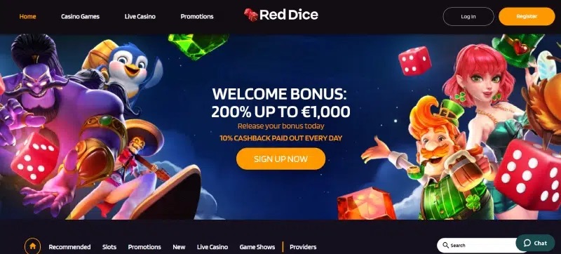 Red Dice Casino Recensie