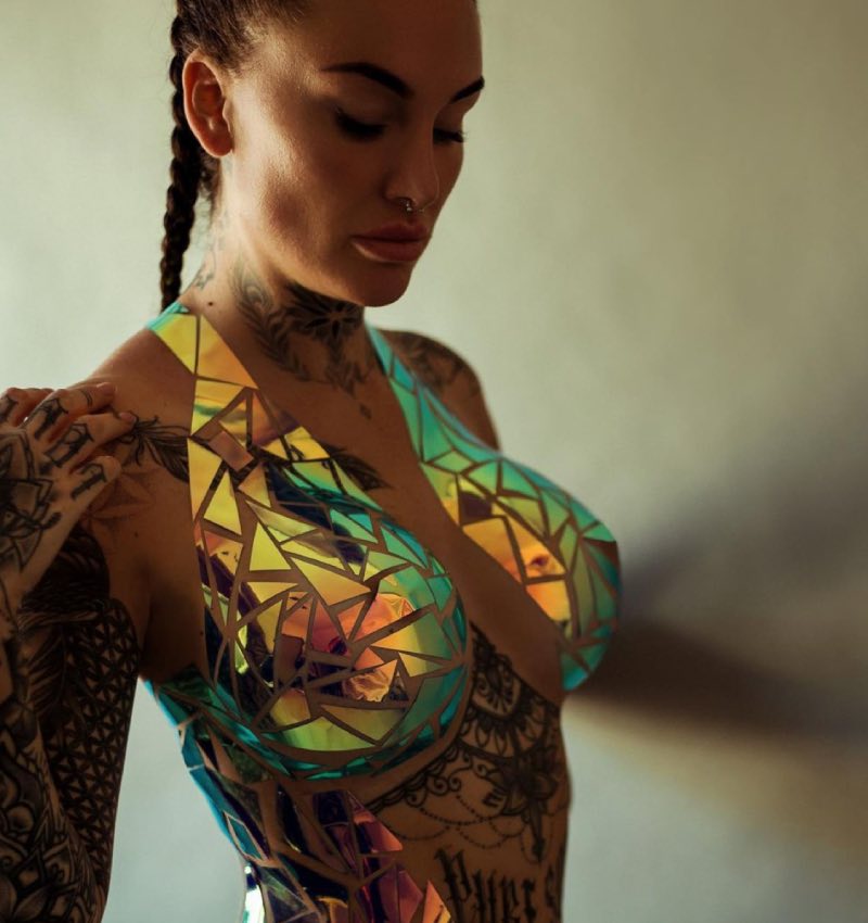 Rosanna met body paint