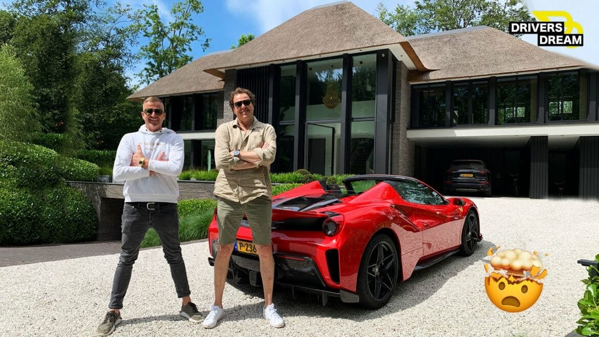 DriversDream bij een rode auto