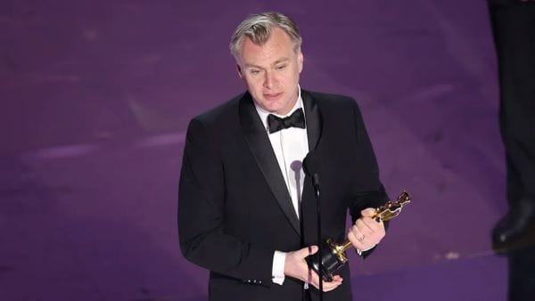 Nolan op de Oscaruitreiking