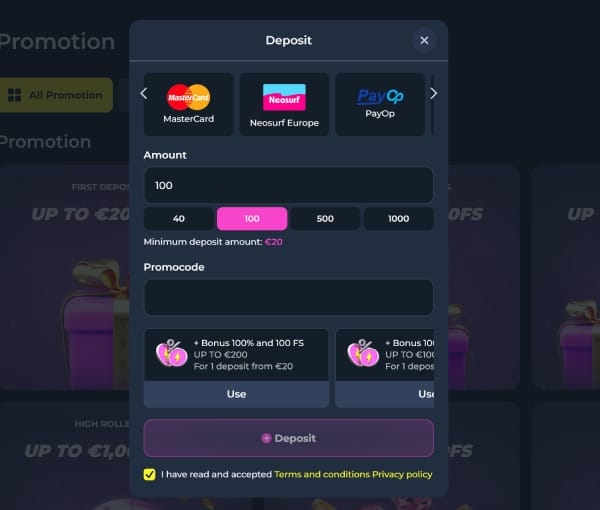 Voltslot casino recensie: betaalmethoden