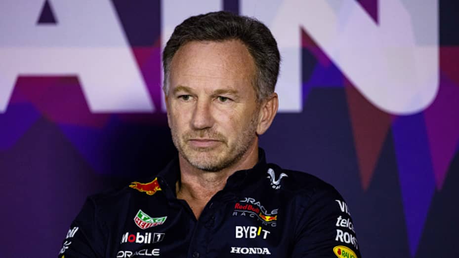 Horner kijkt bedenkelijk