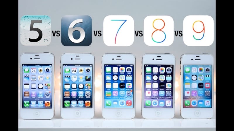 IOS vergelijking met elkaar