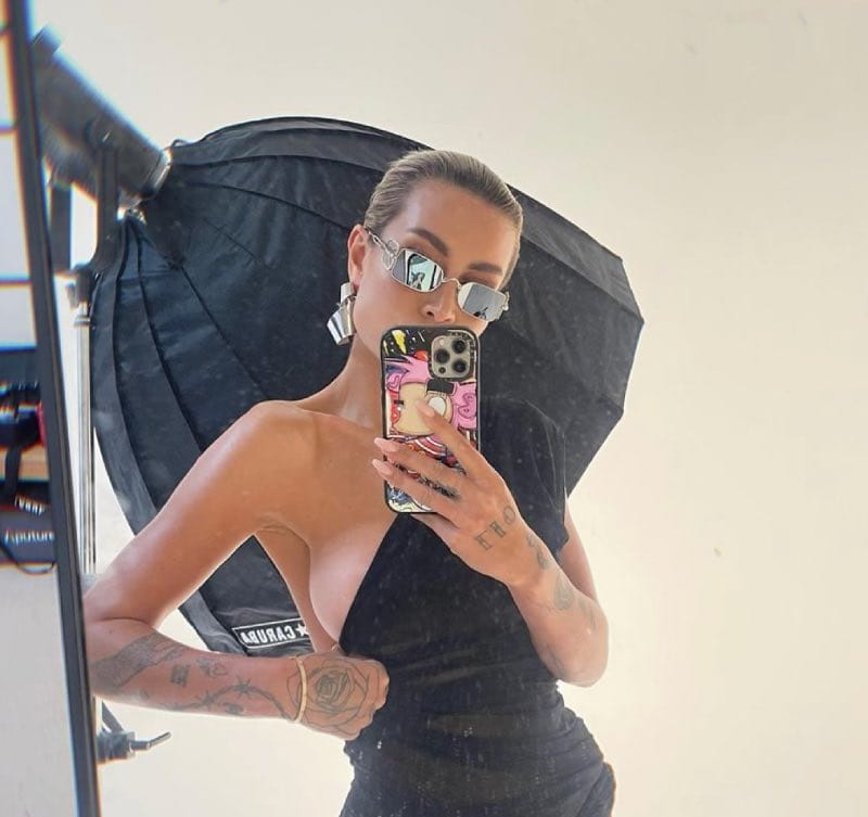 Jaimie in studio