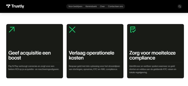 Pay N Play Voordelen