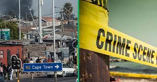 crime scene in Kaapstad