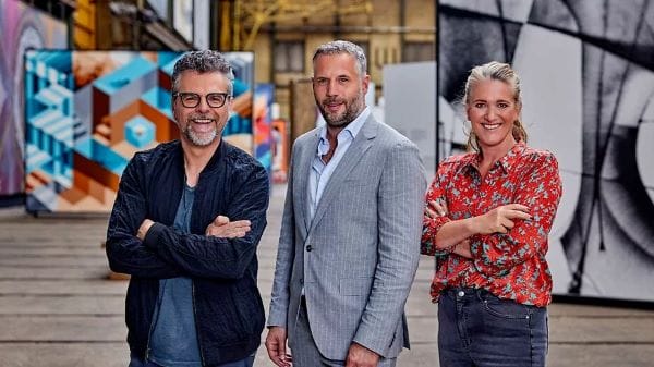 Presentatoren het perfecte plaatje