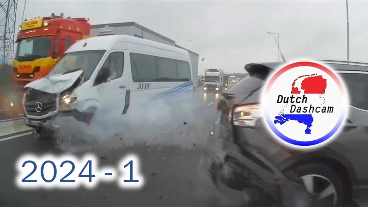 Dutch Dashcam 2024; een hoop idioten op de weg!