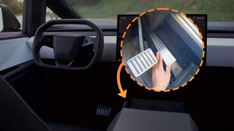 Cybertruck pedals 