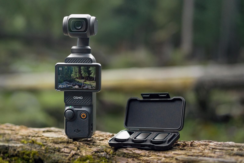 Osmo Pocket 3 op boom